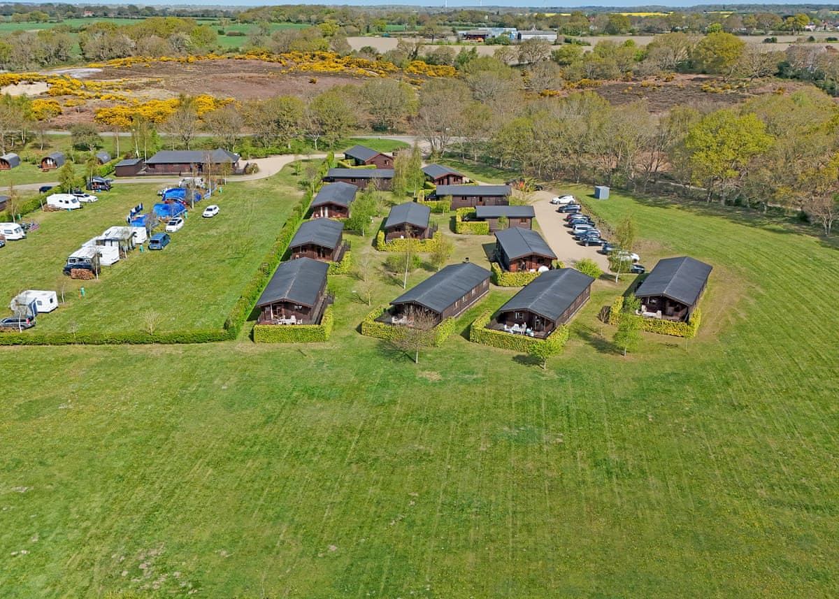 Touring pitches from above