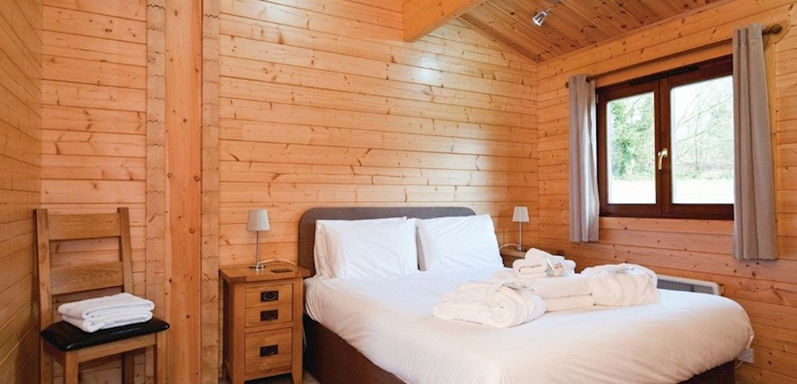 Lodge master bedroom